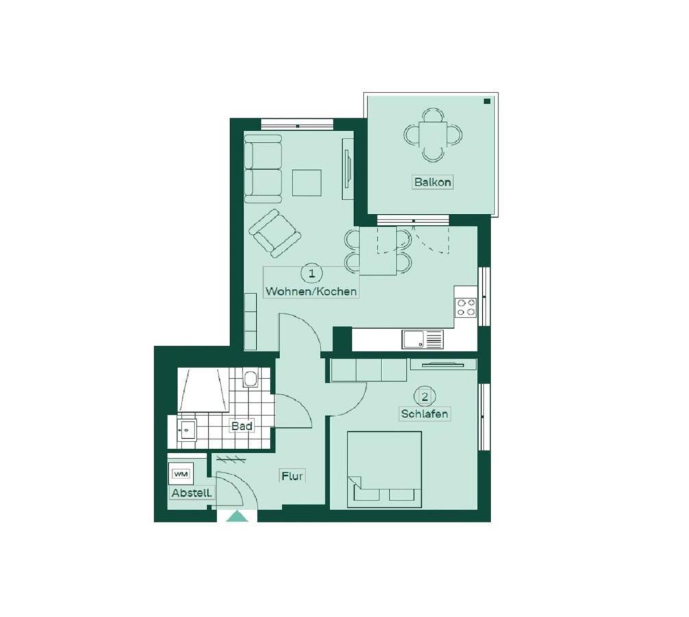 Apartment "Kiefernblick" - Haffresidenz Garz  Eksteriør bilde